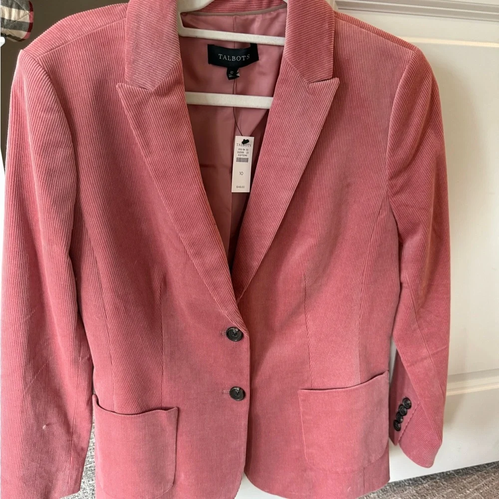 Talbots Rose Corduroy Blazer - Picture 1 of 3